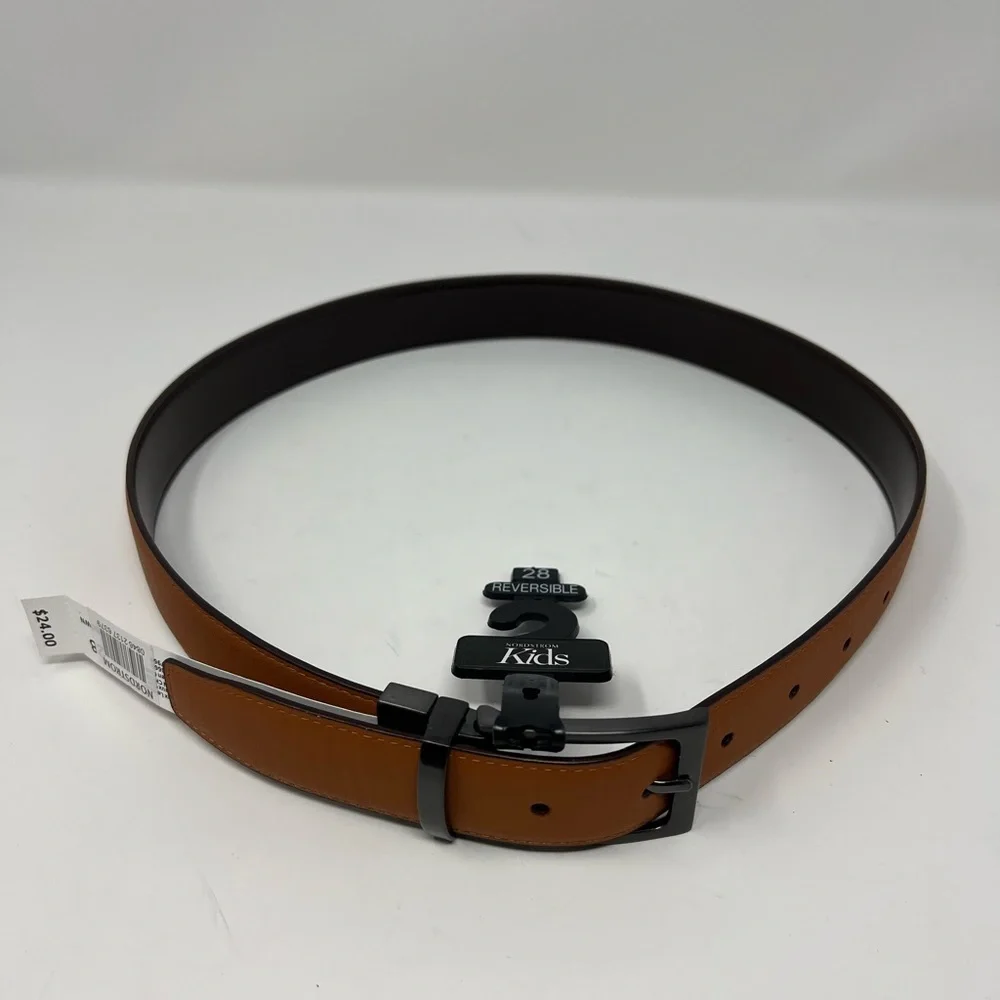 Nordstrom Kids Tan and Brown Reversible Belt NWT | Size 28
